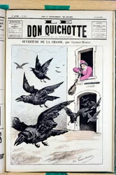 Couverture de "Le Don Quixote", numéro 271, Satirique en Couleurs