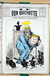 Couverture de "Le Don Quixote", numéro 440, Satirique en Couleurs