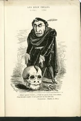 Illustration de Charles Gilbert-Martin (1839-1905) dans « Grimaces contemporaines »