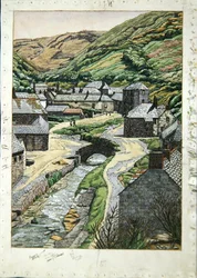 Boscastle, Cornouailles, c.1919