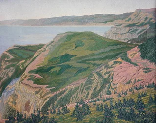 La côte du Dorset, vers 1927