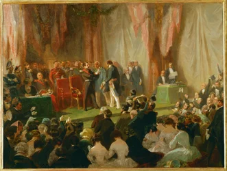 Louis Napoléon Bonaparte, prince président puis empereur III ... (huile sur toile)