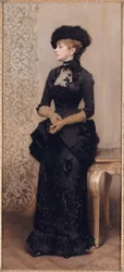 French: Femme aux gants, dite La Parisienne
