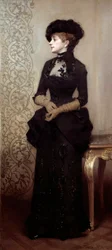 La Parisienne par Charles Giron (1850-1914) 1883