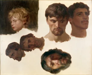 Étude de six têtes