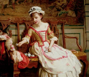 La fête du thé des poupées