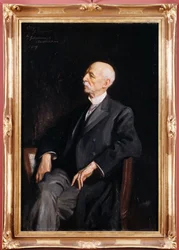 Manuel Patricio Rodriguez Garcia assis dans un fauteuil
