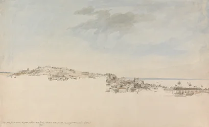 Lisbonne depuis le couvent de Saint-François da Citadel