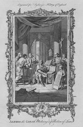 Alfred le Grand faisant une collection de lois, 1773