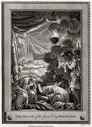 La mort du grand roi Sésostris, Égypte ancienne, 1775