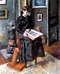 Jeune personne lisant, 1906