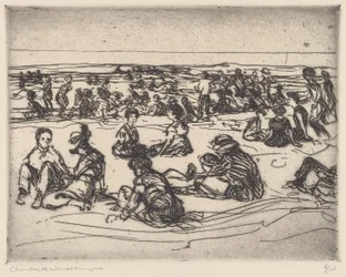 Sur la plage