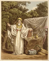 Un archidruide en habit judiciaire, gravé par Robert Havell (1769-1832) 1815