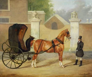 Voitures de gentlemen : Un cabriolet, vers 1820-30