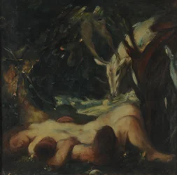 Étude pour La nymphe endormie