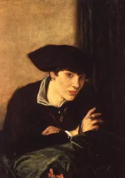 La Dame au chapeau noir, portrait de Mlle Rachel Castellan, 1915