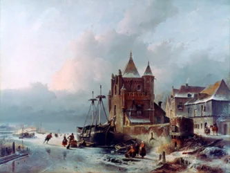Rivière gelée