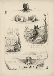 Page de Proverbes avec illustrations
