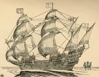 Un galion élisabéthain, 1931