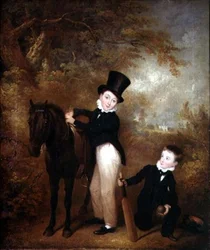 Portrait de William et Charles Chadwick à Burley Lodge