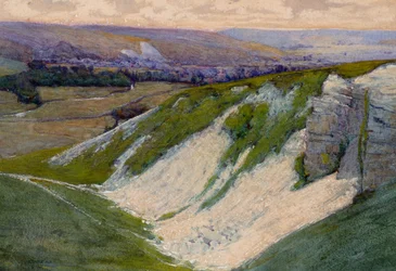 The Chalk Pit, Sussex (aquarelle)