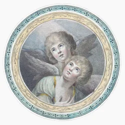 Deux chérubins. Deux anges.