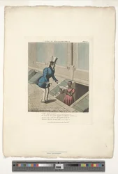 Visite à Mlle Dinah, planche numéro 11 de 20, adaptée de Life in Philadelphia Edward W. Clay