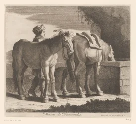 Chevaux buvant (Dierenserie, série)