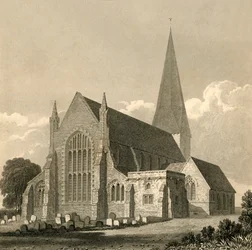 Église de Horsham, 1835