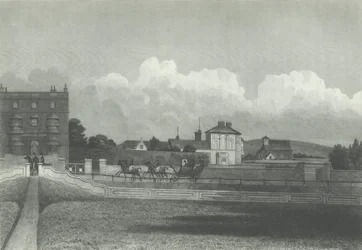 Église de Hove, vue de la mer, 1835
