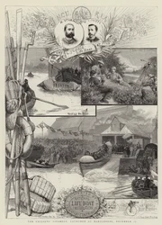 Le bateau de sauvetage des cyclistes, lancé à Hartlepool, 17 décembre