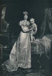 Maria Louisa et le roi de Rome, 1812