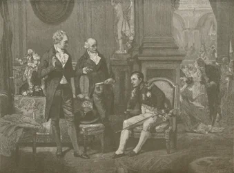 Napoléon, Goethe et Wieland, 1808, 1896
