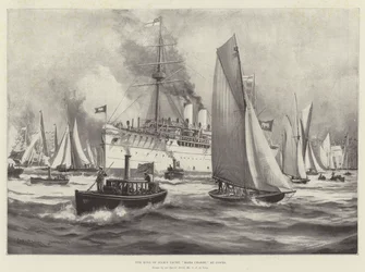 Le Yacht du Roi de Siam, Maha Chakri, à Cowes