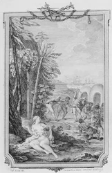 Allégorie de la nature, gravée par Charles Gaucher