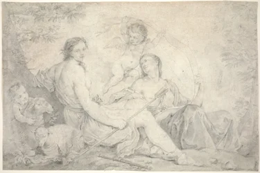 Hestia dans un paysage mythique