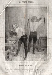 Les Plaisirs Parisiens: Préparatifs pour une soirée. Luxe et misère. Maudite plume! méchante encre!...