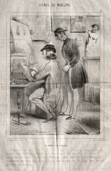 Scènes de mœurs : Le droit de visite. J