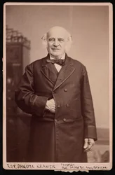 Portrait du révérend Samuel Kramer 1808-1891, avant 1891