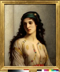 Juif de Tanger au Maroc. Peinture de Charles Landelle (1812-1908)