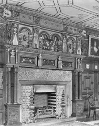 Cheminée dans le Salon