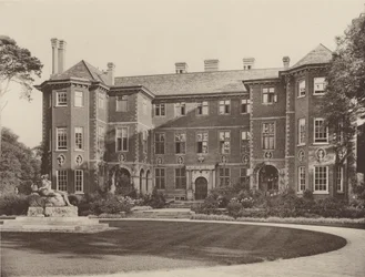 Ham House, Petersham, la façade d
