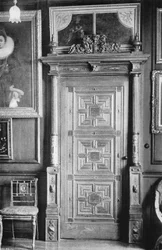 Dans le salon en chêne