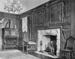 Ancien Travail Jacobéen du Devonshire