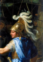 Alexandre le Grand et Porus, Détail, 1673