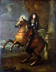 Portrait équestre de Louis XIV (1638-1715) vers 1668