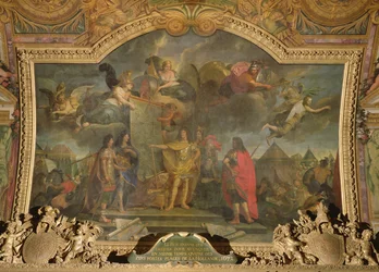 Le roi Louis XIV (1638-1715) donne l