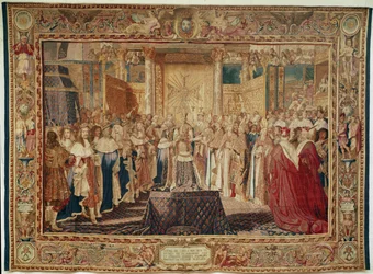 Le couronnement de Louis XIV ...
