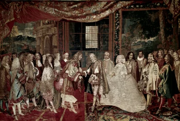Guerre de Trente Ans : Entrevue du roi de France Louis XIV
