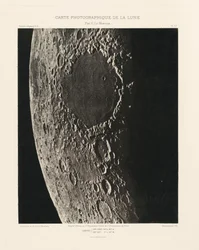 Carte photographique de la lune, planche VII (Photographic Chart of the Moon, plate VII),23 février